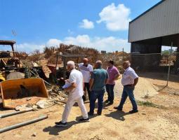 كشف ميداني على آليات ومعدات بلدية صيدا لإعداد جردة تفصيلية حولها