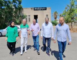 وفد من بلدية صيدا يتفقد "الحسبة" ويطلع من الزعتري على اوضاعها واحتياجاتها