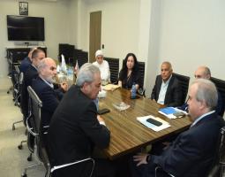 حجازي يلتقي وزير المال ياسين جابر على رأس وفد من إتحاد بلديات صيدا الزهراني