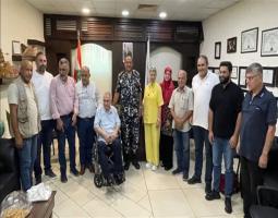 وفد من اعلاميي صيدا يلتقي قائد منطقة الجنوب في قوى الأمن الداخلي العميد ابو ضاهر مهنئاً