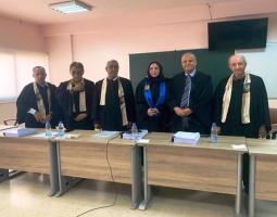 شهادة الدكتوراه للانسة ملاك دياب بدرجة "جيد جدا"