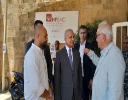 الحسيني جال في صيدا القديمة بدعوة من الحريري واكد على عمق العلاقات بين الشعبين العراقي واللبناني