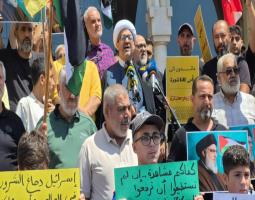 "حزب الله ينظم "وقفة غضب" في صيدا استنكارا لحرب الابادة والتجويع في غزة