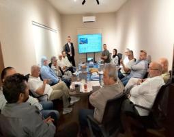 لقاء مشترك بين بلدية صيدا واللجنة التشاركية مع إدارة معمل النفايات للاطلاع على آليات وأداء المعمل .