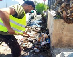 "جمعية محمد زيدان" تنفذ حملة تنظيف تشمل الواجهة البحرية المحاذية لموقع مهرجانات صيدا