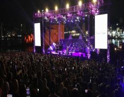 مارسيل خليفة يختتم مهرجانات صيدا ..و"يا بحرية" اشعلت حماسة الحضور