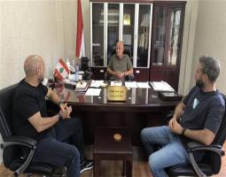 الصيدلي مرجان يتابع  الشؤون الإنمائية والخدماتية مع رئيسي بلديتي الصالحية والهلالية