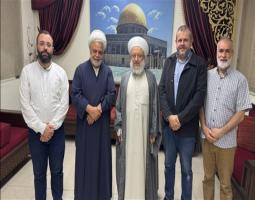 وفد من "حزب الله" عرض مع الشيخ ماهر حمود التطورات