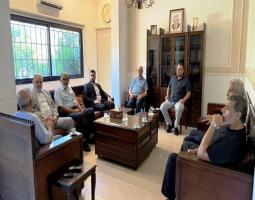 سعد يلتقي وفدًا من "حماس": تأكيد على دعم صمود الشعب الفلسطيني