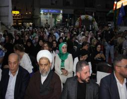 حفل تكريمي للطلاب الناحجين في الشهادات الرسمية وحملة الاجازات الجامعية  في حارة صيدا