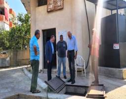 البزري وباسيل تفقدا محطات ضخ المياه في كل من سيروب ودرب السيم في منطقة صيدا