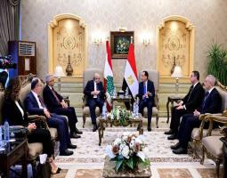 محادثات مصرية - لبنانية لتعزيز علاقات التعاون