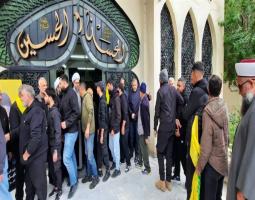 "حزب الله" وأهالي تعمير عين الحلوة في صيدا شيعوا الفقيد المجاهد خليل داغر