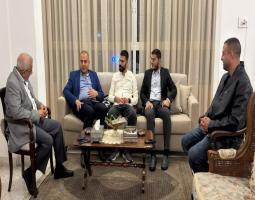 سعد يطّلع على تحضيرات الاحتفال بعيد الميلاد , ويلتقي وفدًا من مؤسسة (شاهد) و"جمعية المساعدات النرويجية"