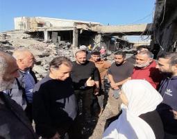 الحريري تفقدت أضرار الغارة في المدينة الصناعية : انه استهدافاً لإرادة الحياة التي تشكل القطاعات الاقتصادية الصناعية والتجارية أحد اهم وجوهها .