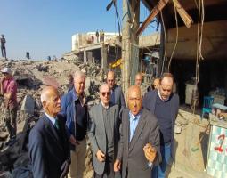 صالح ووفد من غرفة صيدا والجنوب تفقدوا المدينة الصناعية في سينيق وعاينوا أضرار الغارة الإسرائيلية