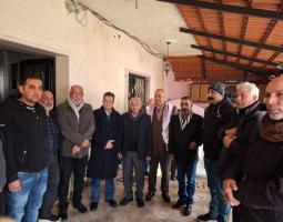 سعد يقدّم واجب العزاء بالمناضل نواف شكر "كان ملتزمًا بخيار المقاومة والدفاع عن الكرامة الوطنية