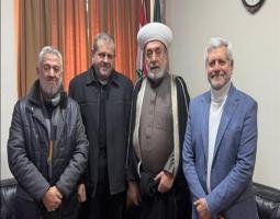 وفد "حزب الله" يلتقي المفتي سوسان مهنئا بذكرى "الإسراء والمعراج"