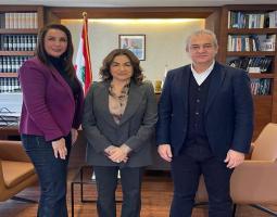 وزيرة الشؤون الاجتماعية تلتقي  رئيس بلدية صيدا والبحث يتناول ملف اجتماعي–تنموي متكامل للمدينة