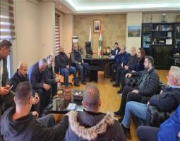 البزري يتابع اوضاع النازحين مع المحافظ ضو , ويلتقي مجلس بلدية صيدا لهذه الغاية