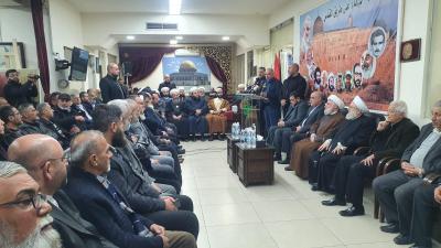 إحياء ذكرى الشهيد قاسم سليماني في مكتب الشيخ ماهر حمود في صيدا