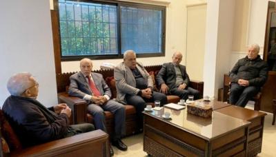 سعد يبحث مع وفد 