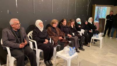 وفود تعزي بالمناضل المرحوم الدكتور عصمت القواص