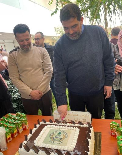 ضاهر يرعى حفل تكريم الموظف ميلاد نحلة بمناسبة ترقيته في 