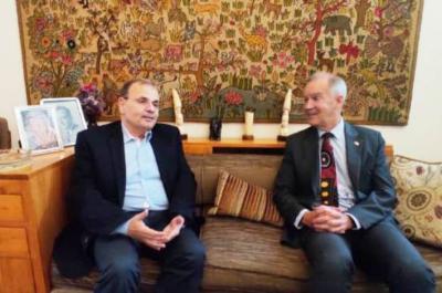 النائب البزري يلتقي سفير أستراليا بارنز