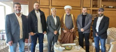 وفد من حزب الله يجول على فعاليات صيدا مهنئا بالعيد ..ويزور أضرحة الشهداء