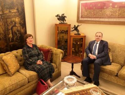 البزري يلتقي المنسقة الخاصة للأمم المتحدة وتاكيد على انجاز استحقاق رئاسة الجمهورية بأسرع وقت