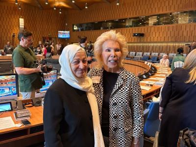 الحريري شاركت باجتماع سفراء 