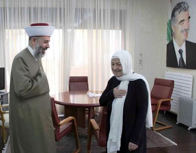 المفتي الرفاعي بعد لقائه الحريري : نحتاج لصدمة إيجابية تقدم الحلول للناس