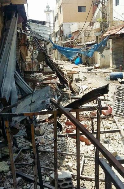 عين الحلوة .. خرق لوقف اطلاق النار واشتباكات مع بدء عودة الاهالي  لتفقد ممتلكاتهم