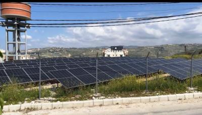 تدشين محطة طاقة شمسية في بقسطا (صيدا) لتزويد بئر المياه بالتيار الكهربائي