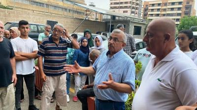 سعد يلتقى وفدا من أهالي تعمير عين الحلوة المتضررين من اشتباكات المخيم