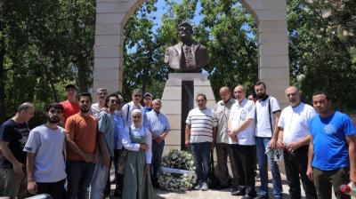 سعد أمام وفد 