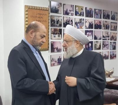 الشيخ حمود يلتقي ابو مرزوق على رأس وفد  موسع من 