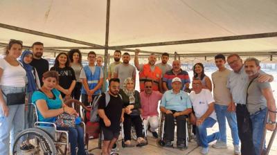 لقاء عند شاطىء صيدا بمناسبة اختتام  موسم السباحة لصيف 2023