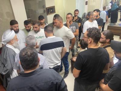 الشيخ حمود يلتقي وفدا من اهالي حي حطين في عين الحلوة يشكون وجود المسلحين