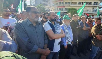 مسيرة في صيدا تنديدا بالجرائم الاسرائيلية في غزة ودعما وتاييدا ل