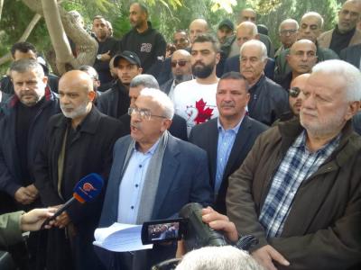 سعد : شعبنا يقف جميعه إلى جانب أبناء الجنوب من أهل ومن مقاومين...