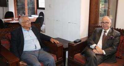 سفير الجزائر يزور صيدا ويلتقي سعد والبزري وبديع ..والبحث يتناول القضايا العامة