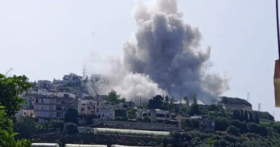 سلسلة غارات على منطقة الزهراني جنوبي صيدا ووقوع إصابات