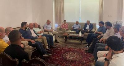 سعد يلتقي وفدا من أعضاء 