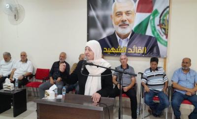 الحريري تشارك بتقبّل التبريكات باستشهاد هنية : فلسطين قضية حق وأرض وشعب وحرية