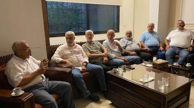 سعد يلتقي وفدا من مخاتير صيدا