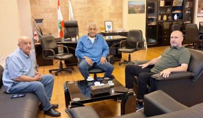 المحافظ ضو يلتقي رئيس بلدية صيدا الدكتور بديع : الأولوية أن لا يبقى نازح  في العراء