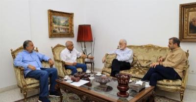 سعد يلتقي النائب عطالله وابو زيد , ويزور المحافظ ضو والبحث يتناول اوضاع النازحين