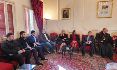 البزري يُهنىء المطرانين العمّار وحداد بميلاد السيد المسيح